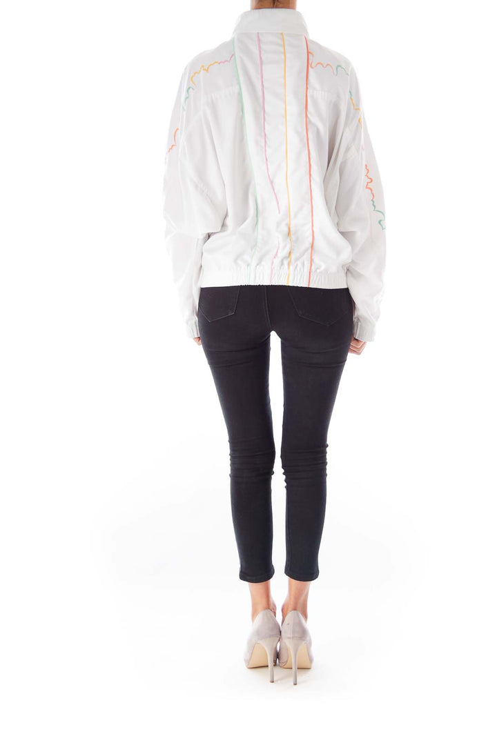 White Embroidered Jacket