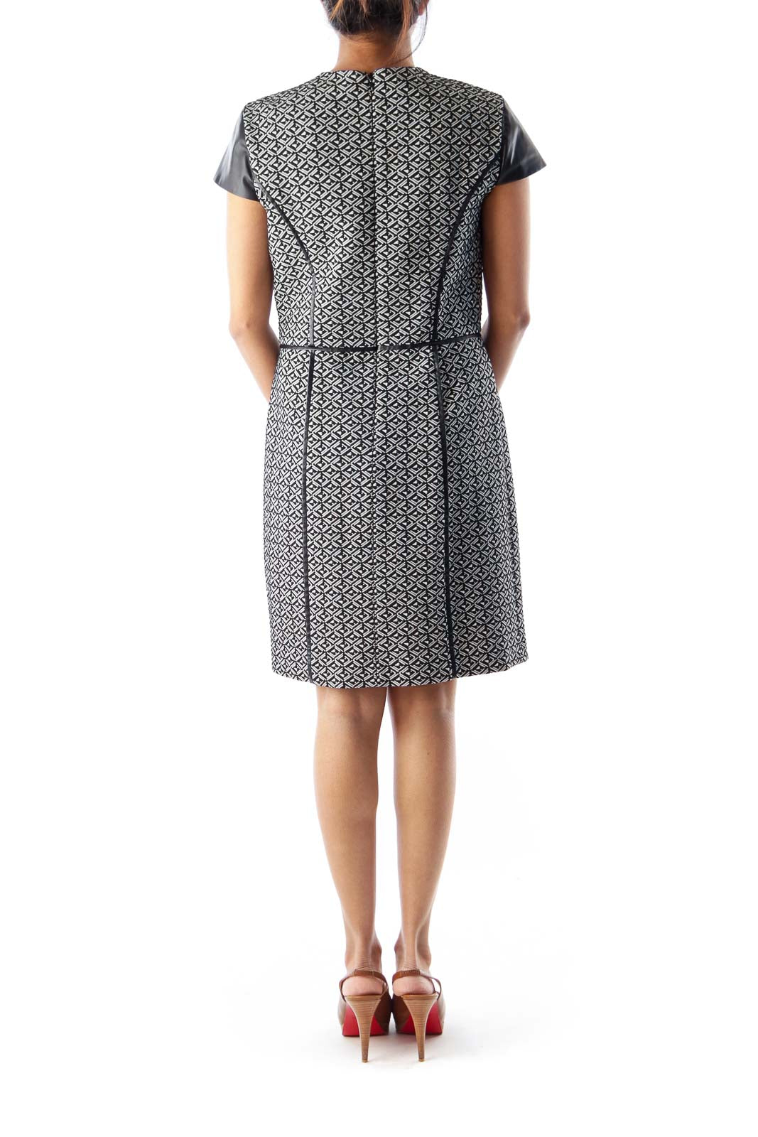 Black & White Print Dress
