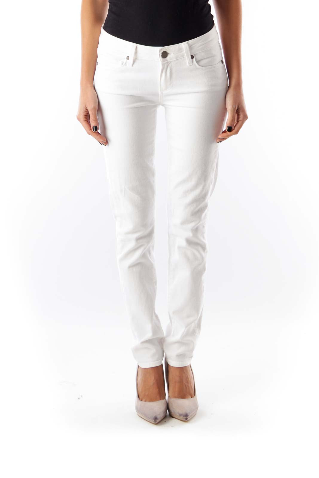 White Skinny Skyline Jeans