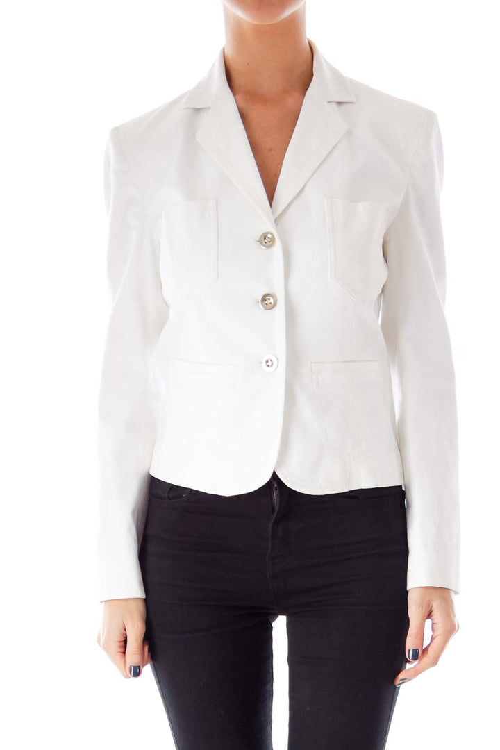 White Corduroy Jacket