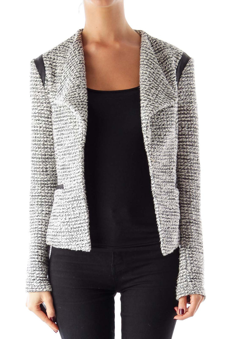 Black & White Tweed Jacket