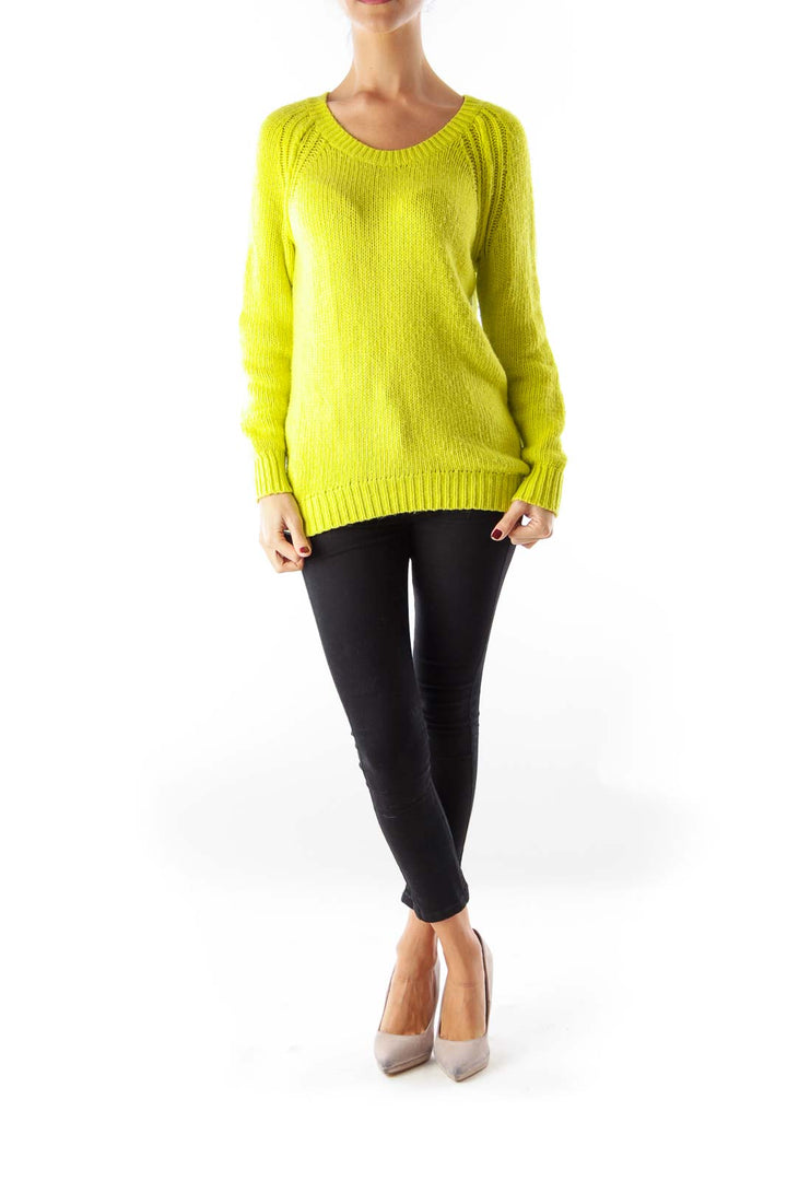 Lemon Green Sweater