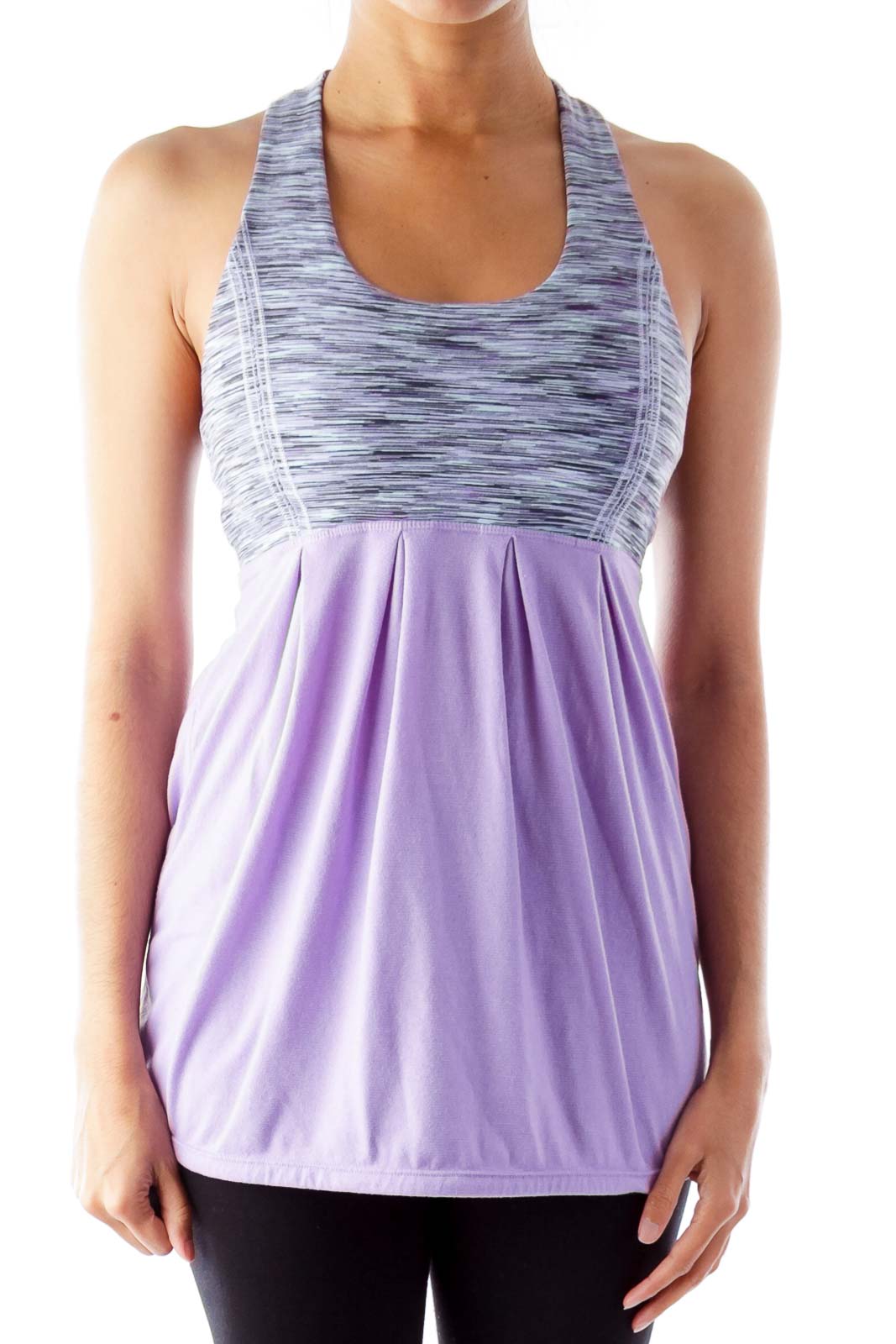 Purple Print Tank Top