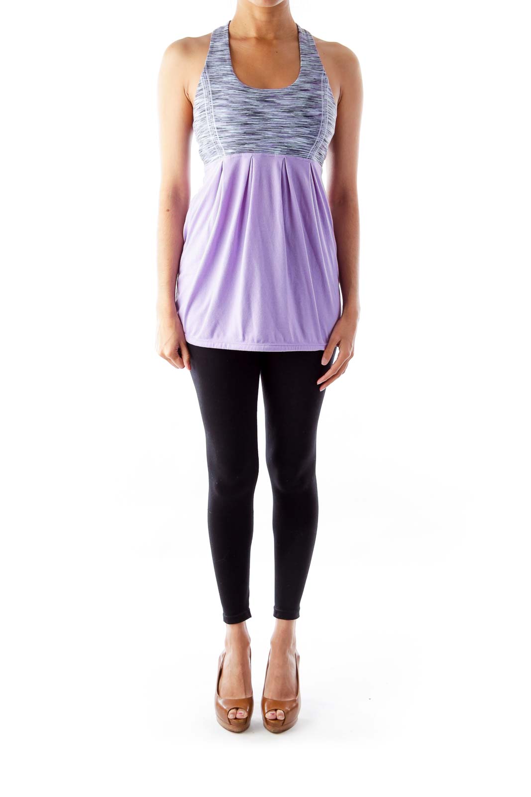 Purple Print Tank Top