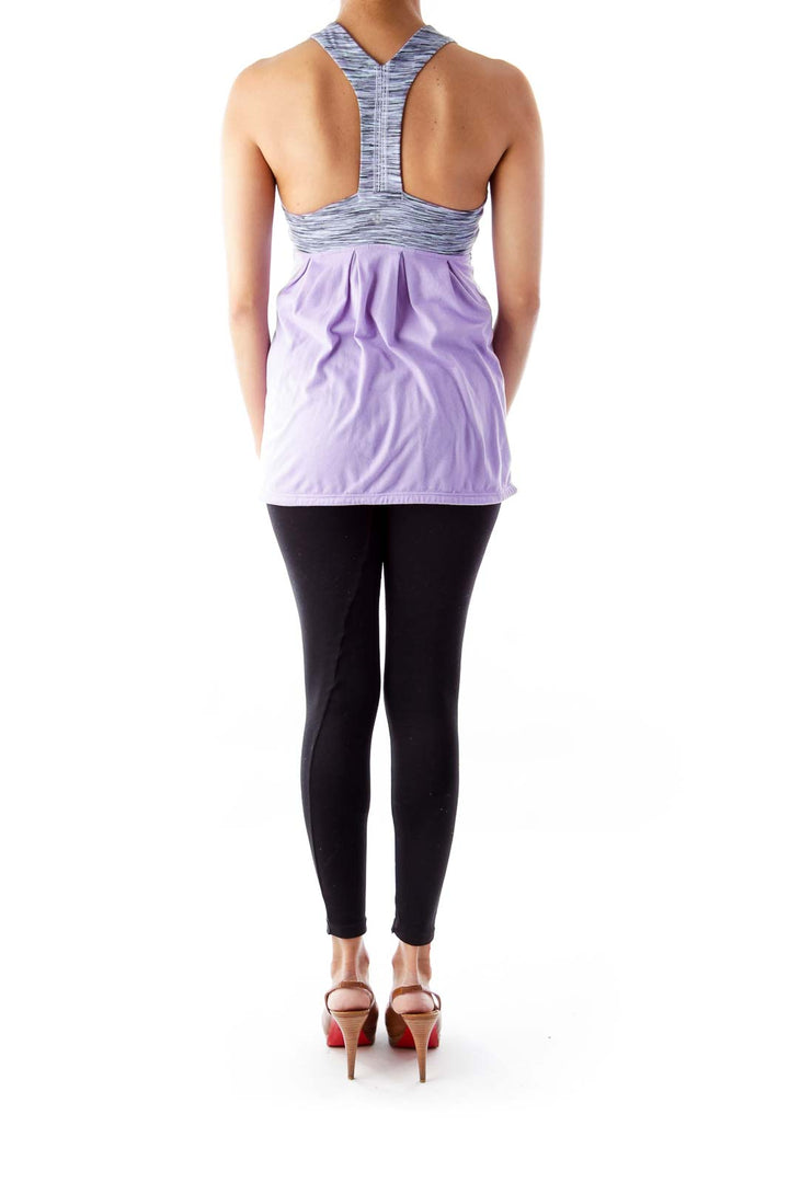 Purple Print Tank Top