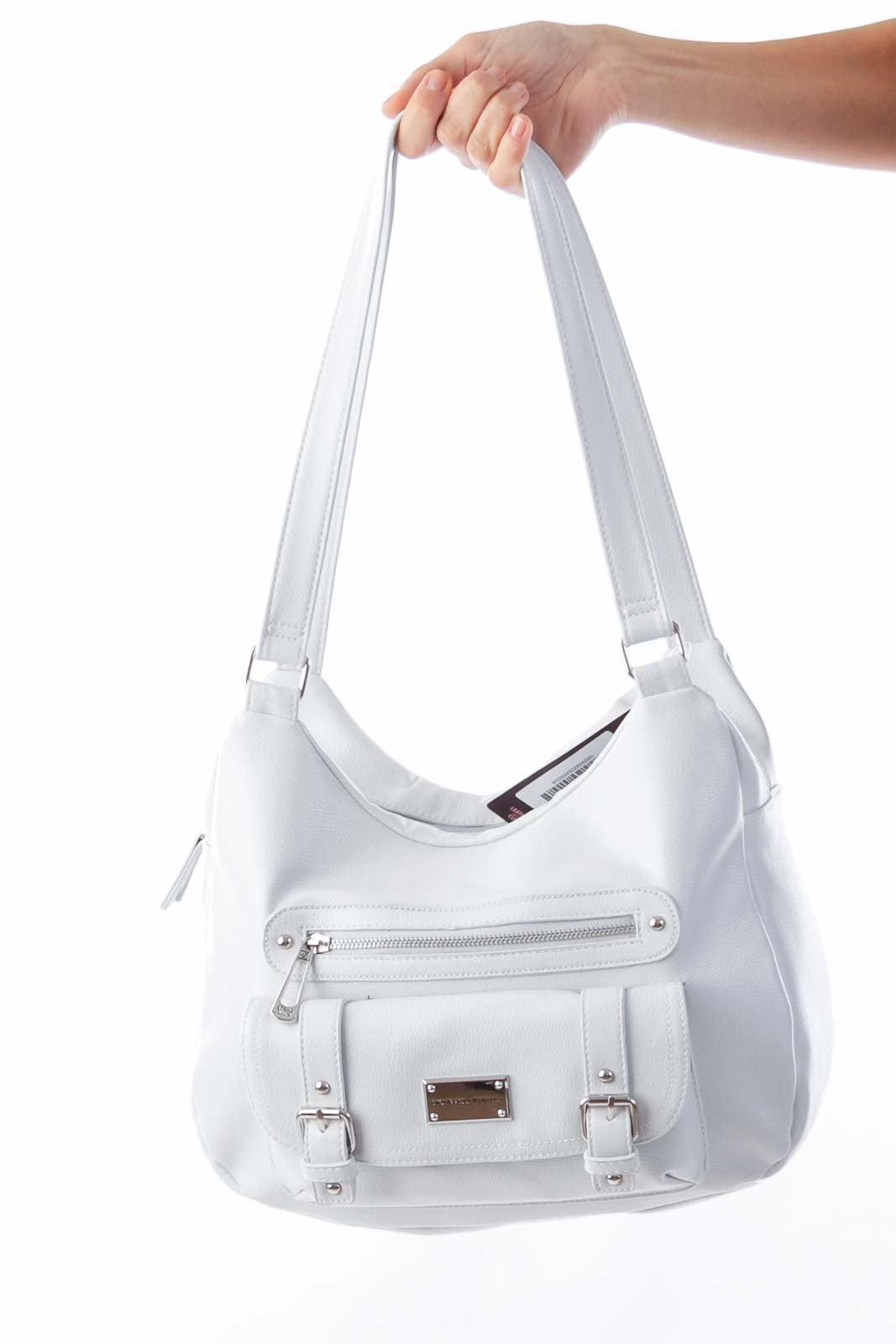 Light Gray Dahlia Bag