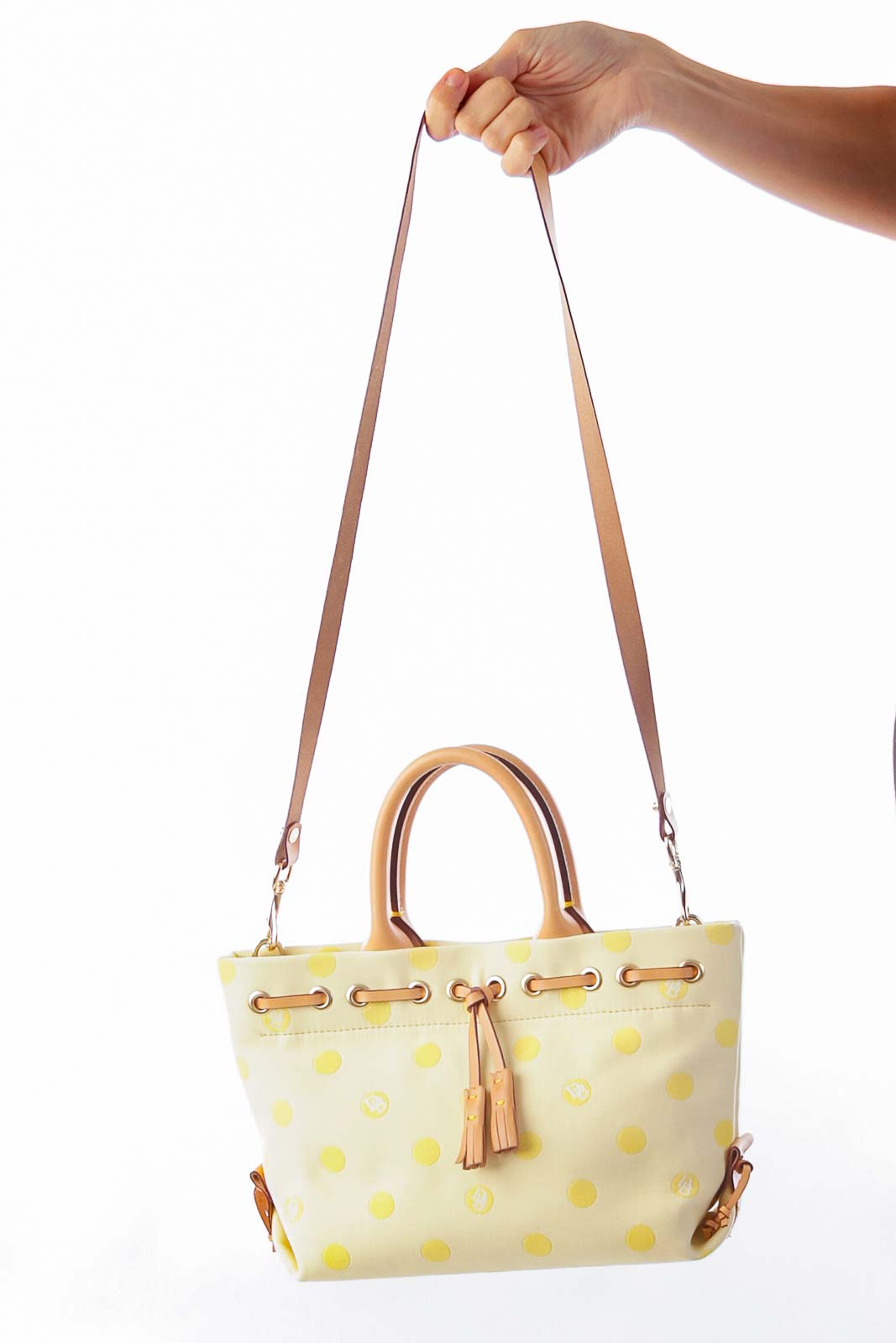 Yellow Polka Dot Bag