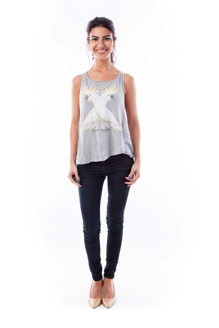Gray Bird Top