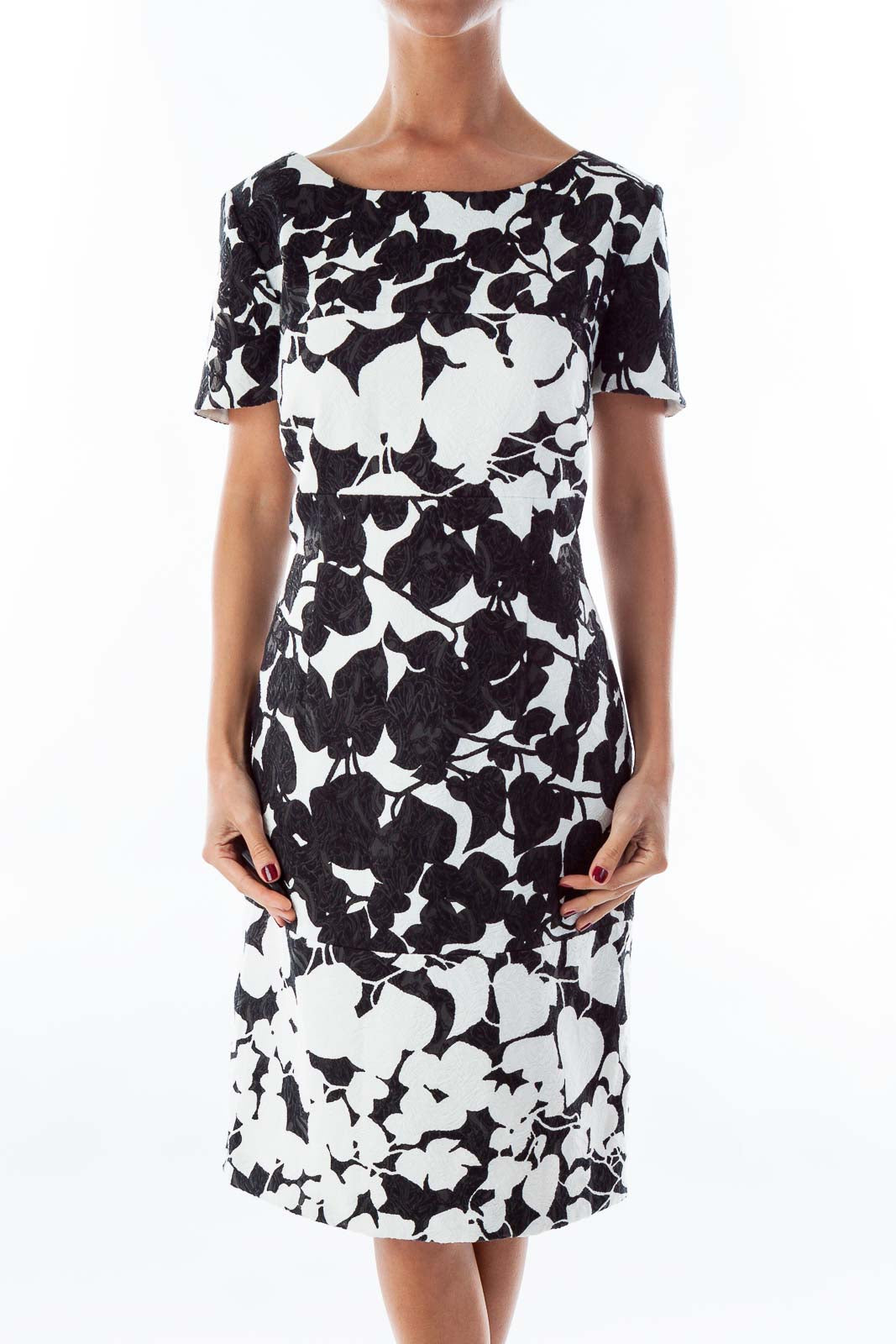 Black & White Floral Dress