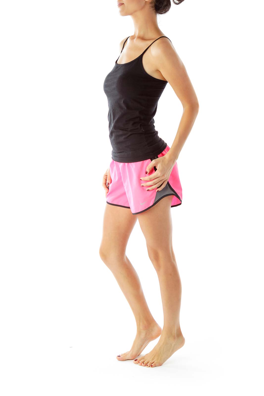 Pink Sports Shorts