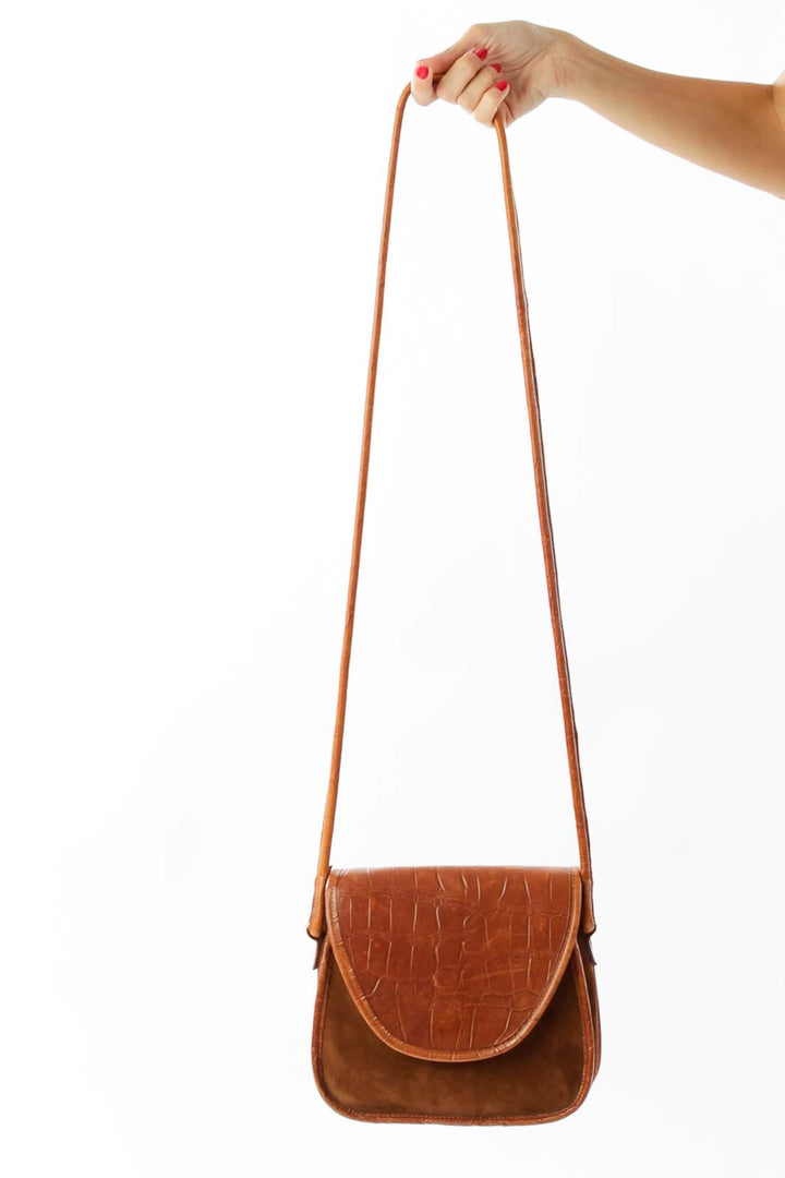 Brown Leather Shoulder Bag