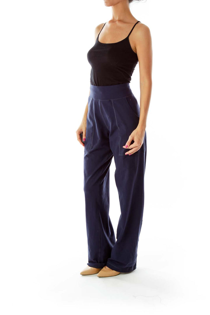 Navy Yoga Pants