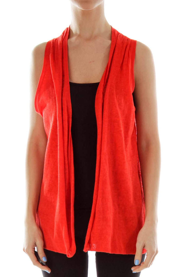 Red Knit Vest