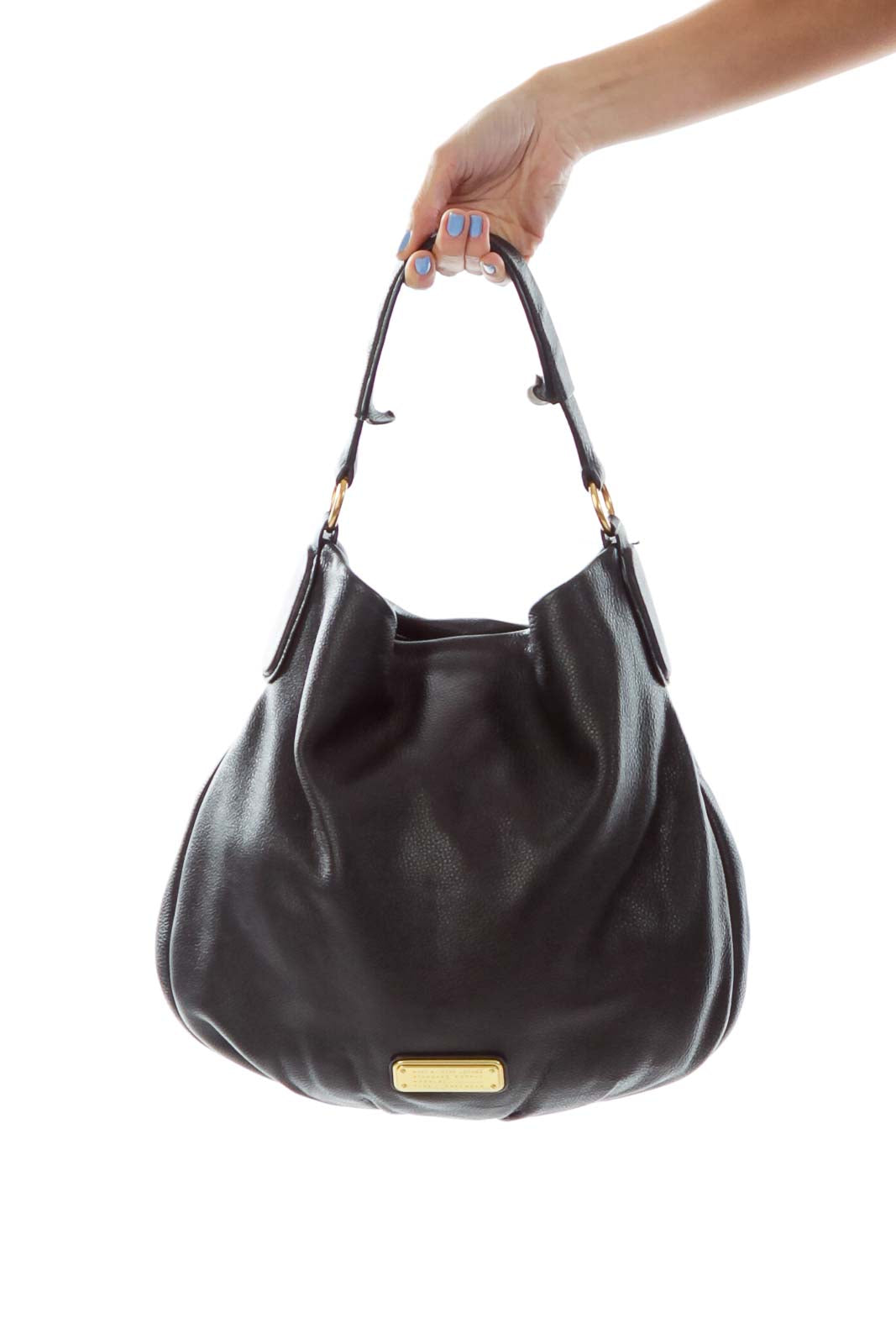 Black Leather Shoulder Bag