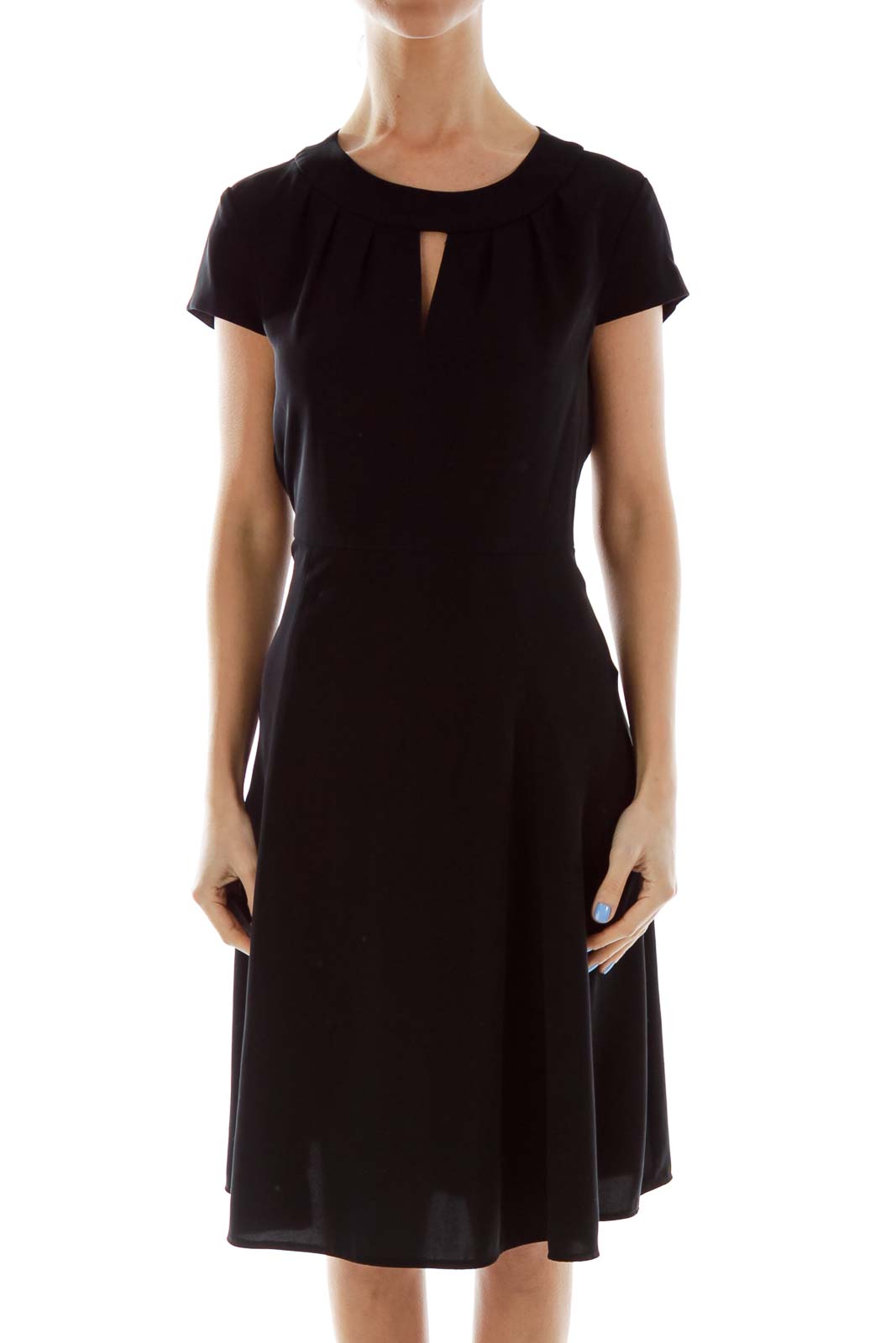 Black Fitted Work Dress