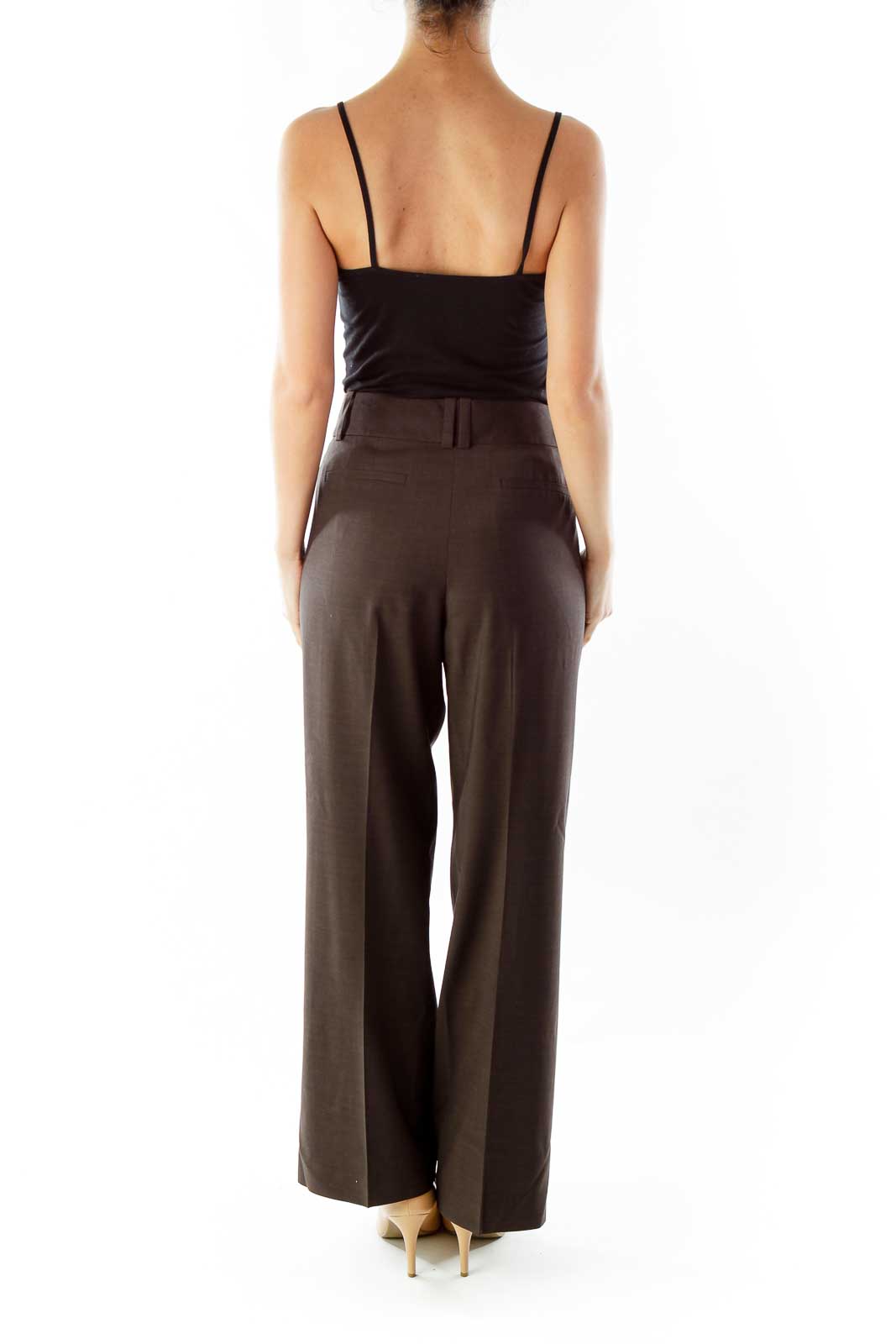 Brown Wide Leg Pants