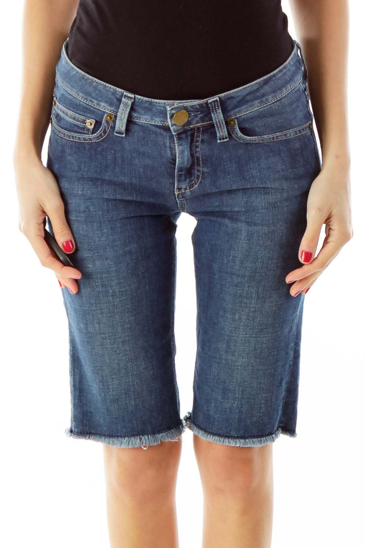 Blue Bermuda Shorts
