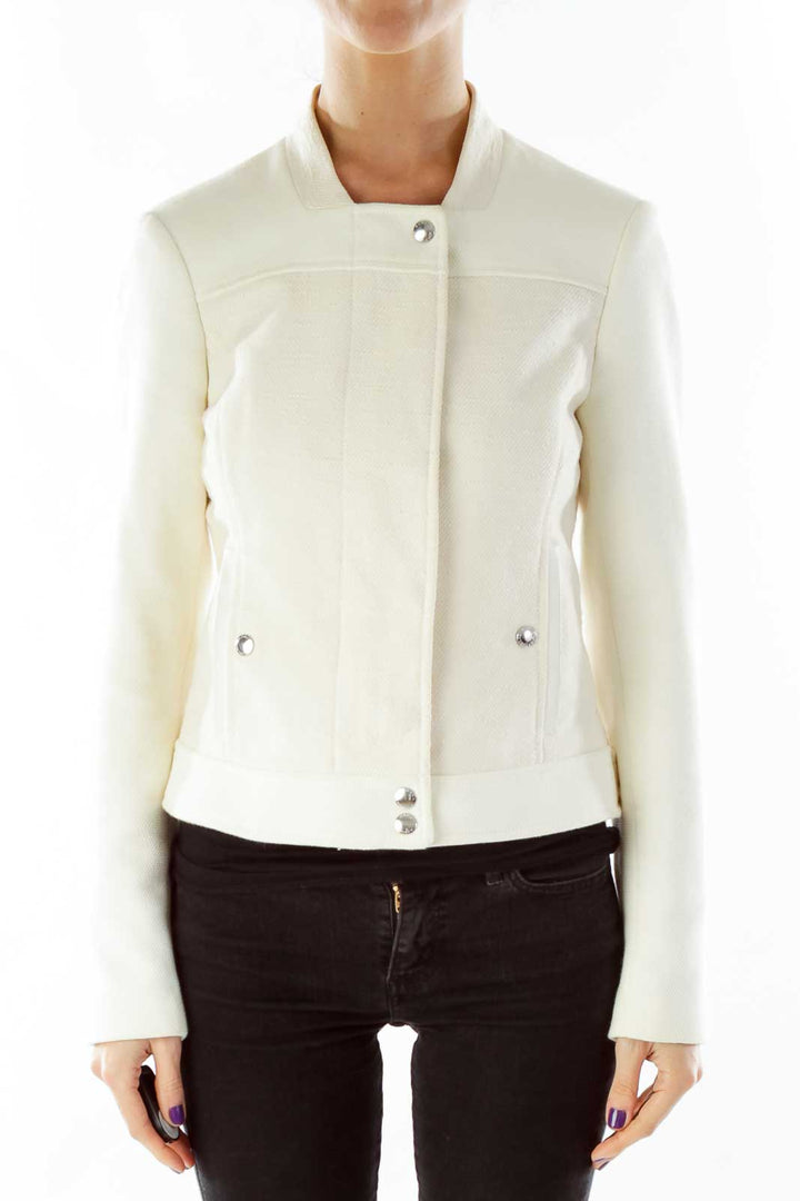 Cream Two-Tone Jacket