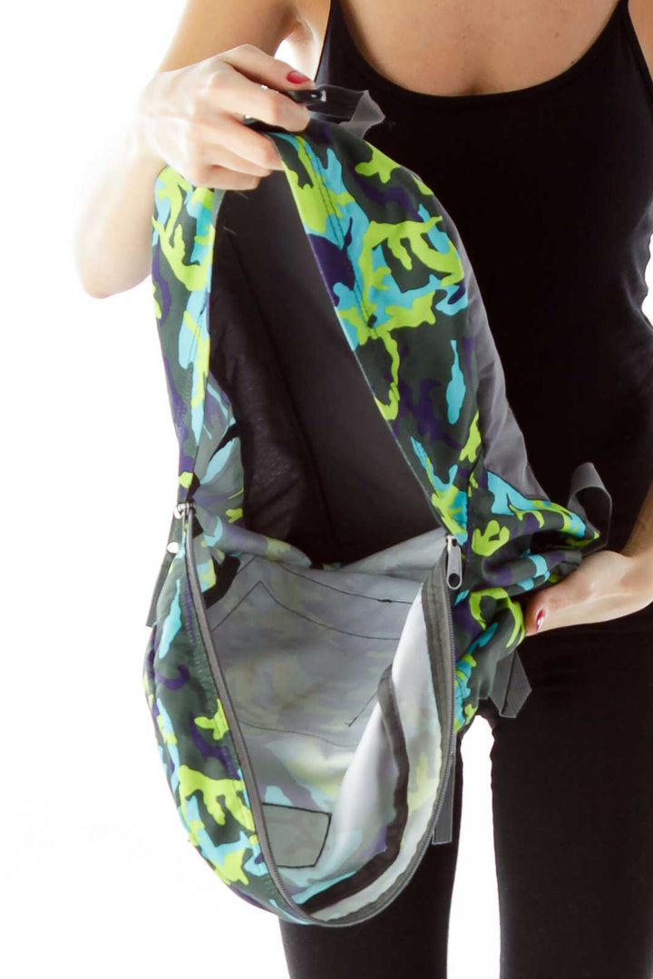 Multicolor Camouflage Backpack