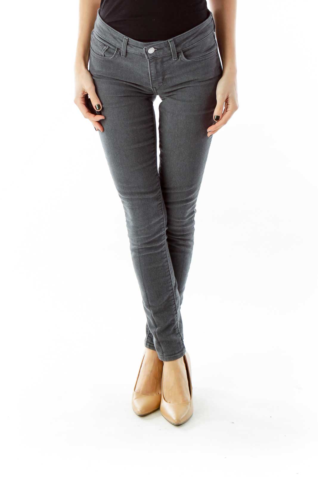 Gray Skinny Jeans