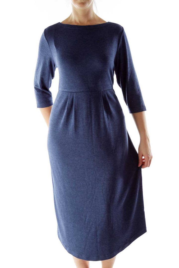 Navy Jersey Dress