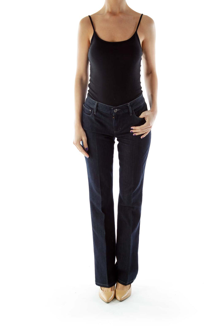 Dark Wash Straight Leg Pants