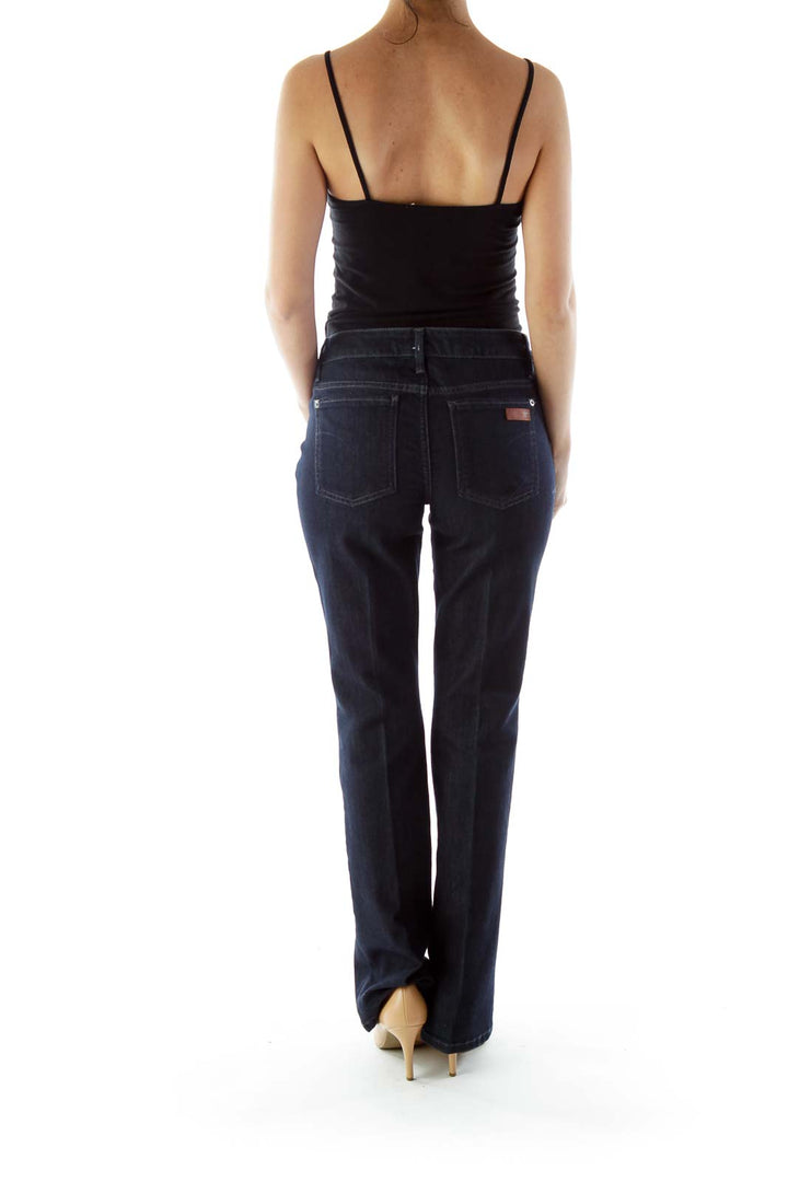 Dark Wash Straight Leg Pants