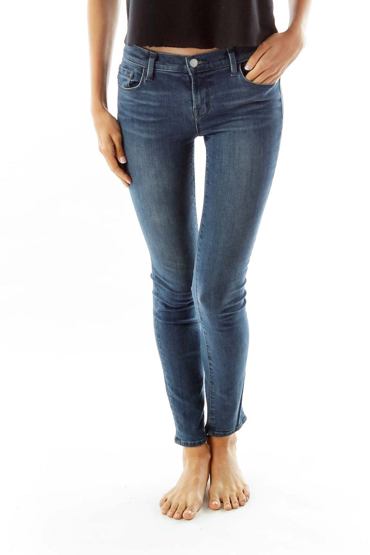 Navy Skinny Jeans