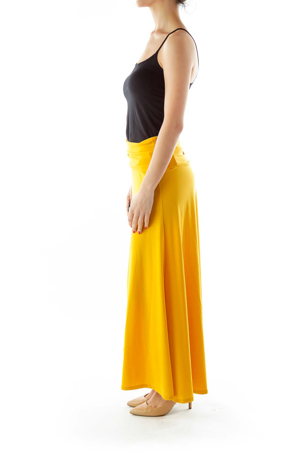 Yellow Maxi Skirt