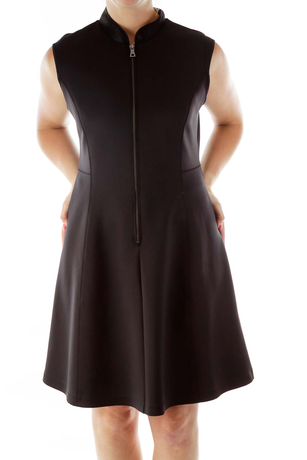 elie tahari dresses The Alicia Sweater Dress Casual dresses A swirling print enlivens this maxi shirtdress framed by slight sleeves and accented with a defining tie belt. Women's Elie Tahari Black Dresses