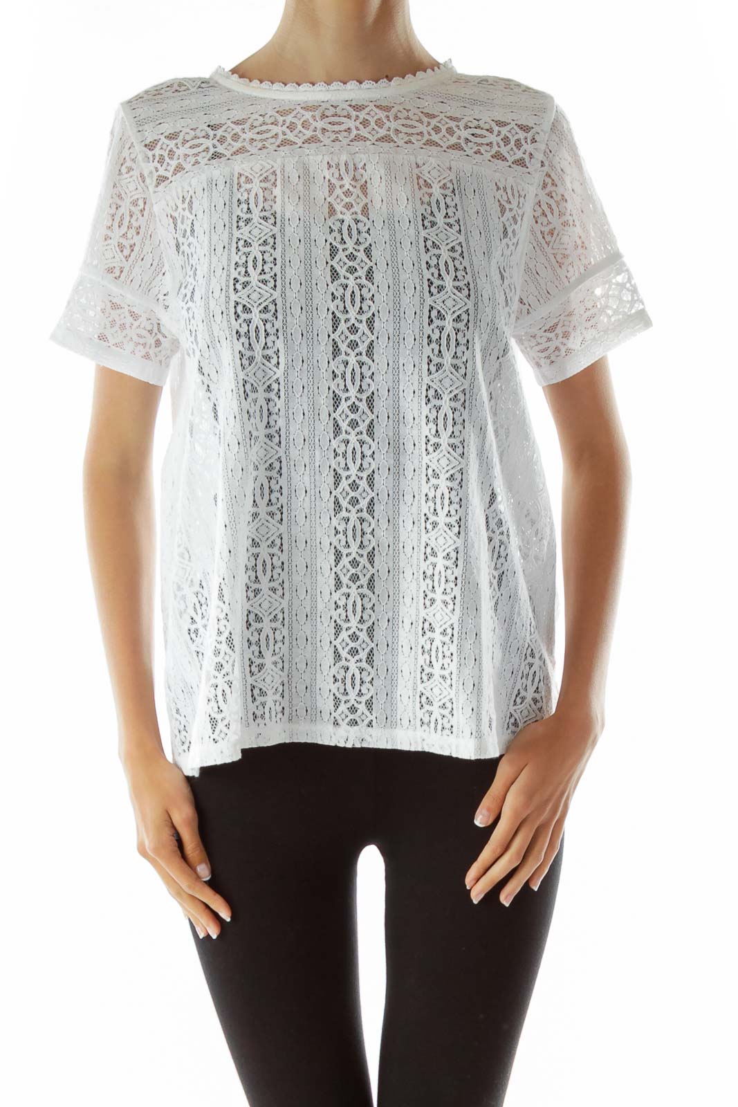White Lace Blouse