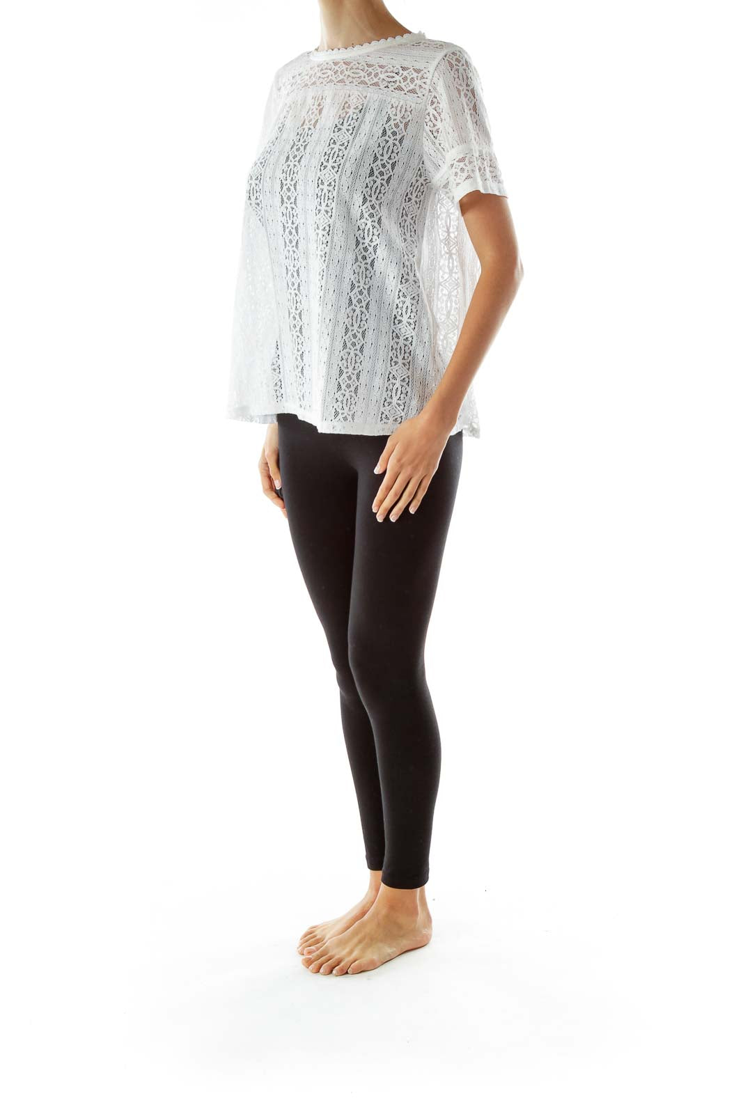 White Lace Blouse