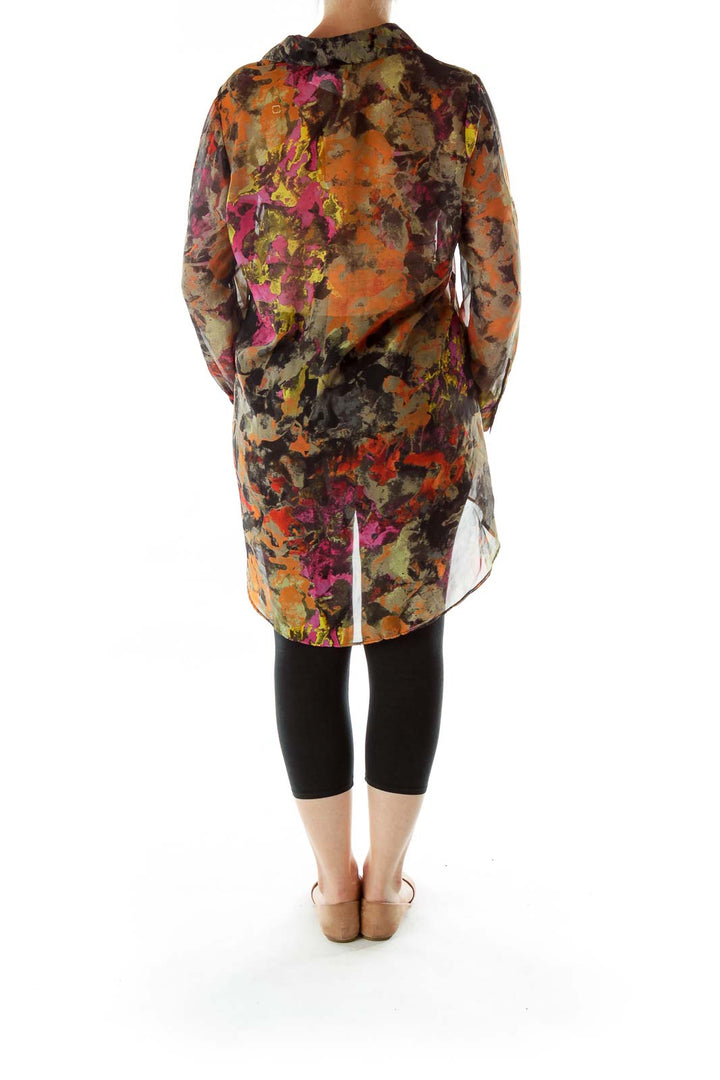 Multicolor Sheer Shirt