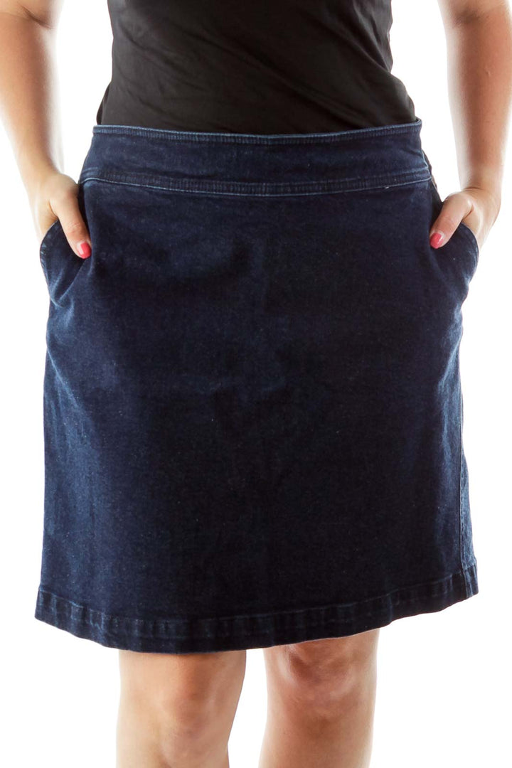 Blue Denim Skirt