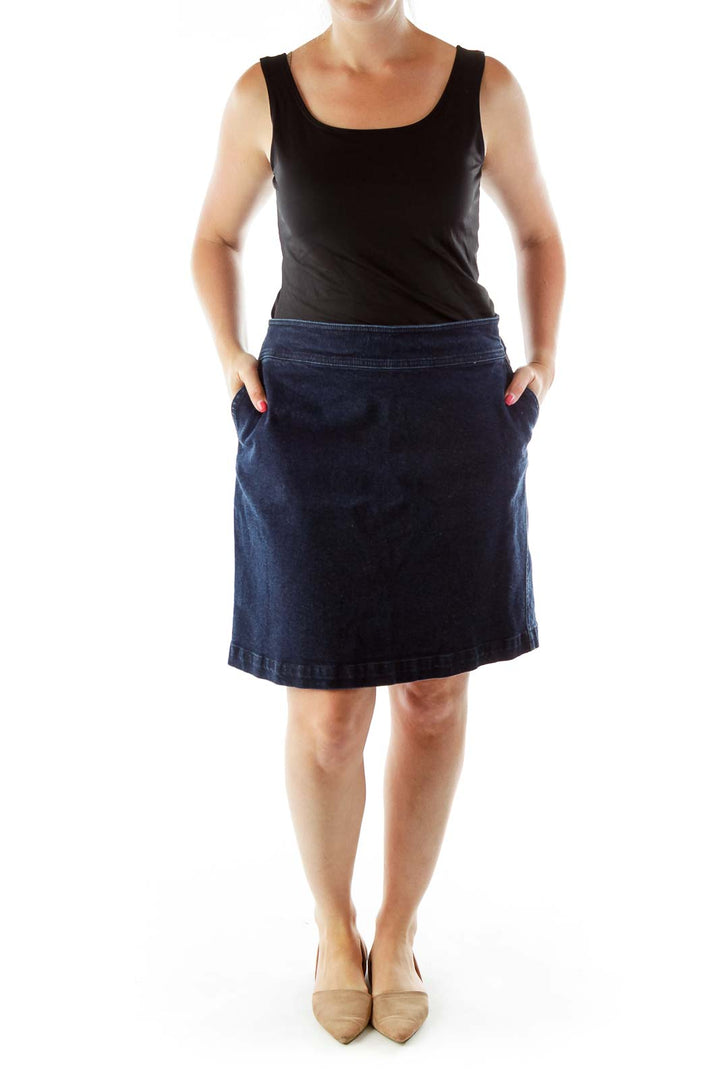 Blue Denim Skirt