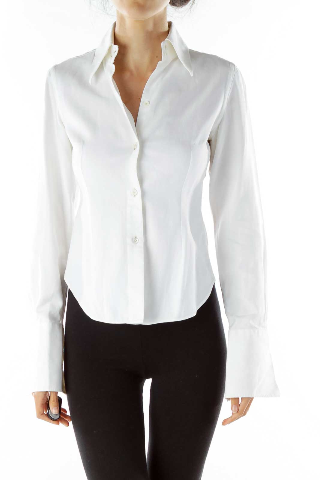 White Fitted Shirt