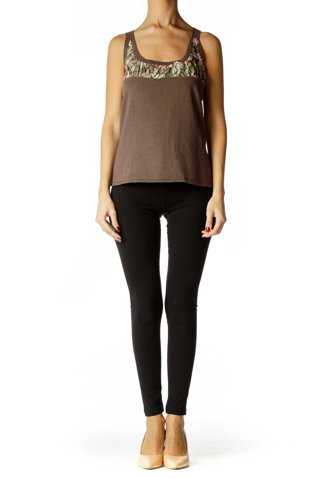 Brown Tank Top