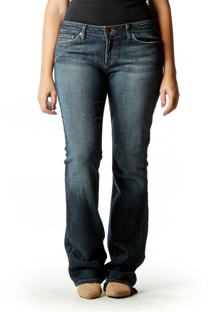 Blue Flared Jeans