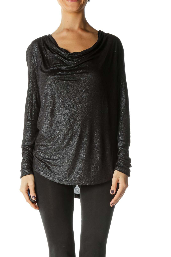 Black Shimmer Top