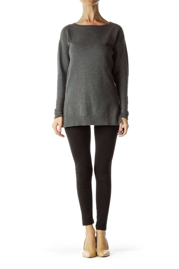 Gray Knit Sweater