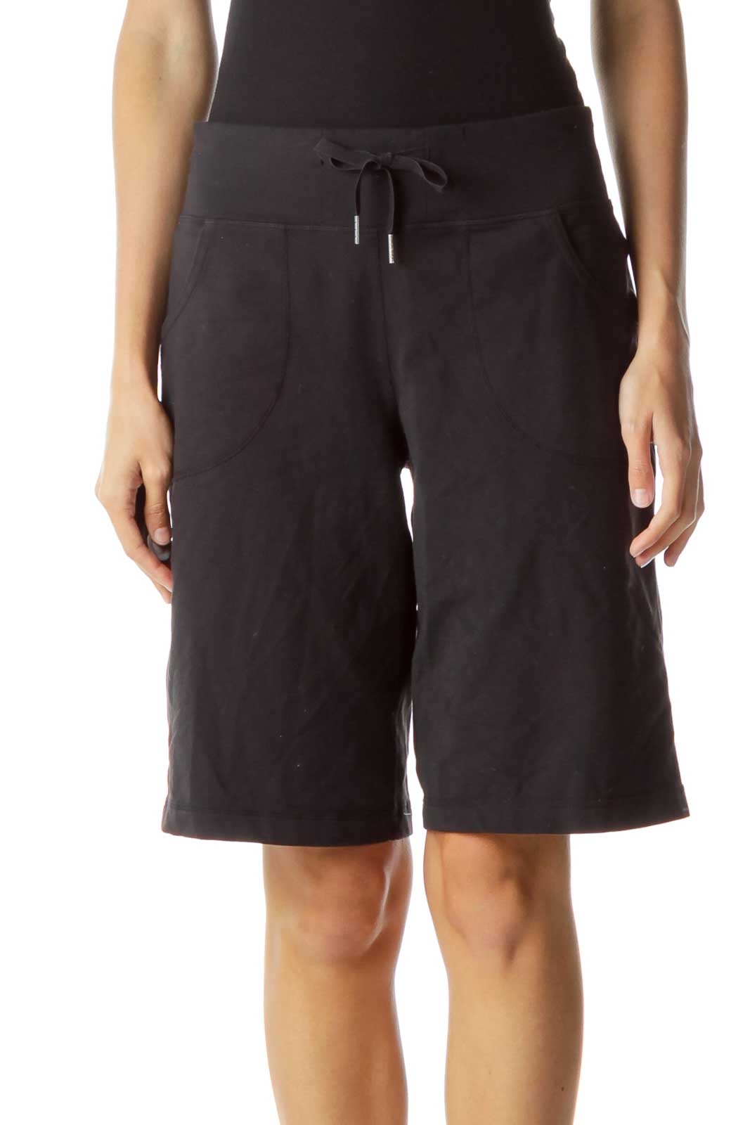 Black Cropped Yoga Pants