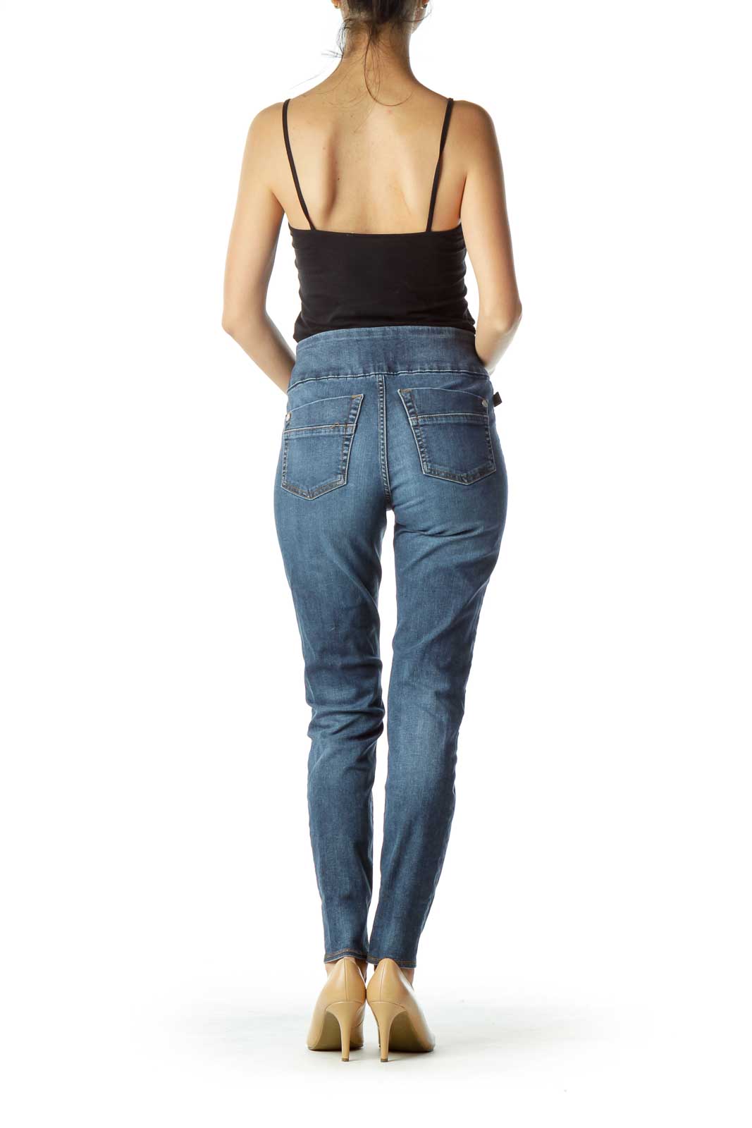 Blue Skinny Jegging