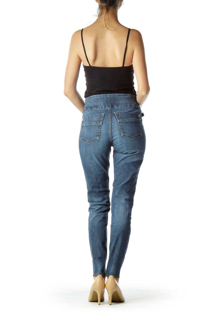 Blue Skinny Jegging