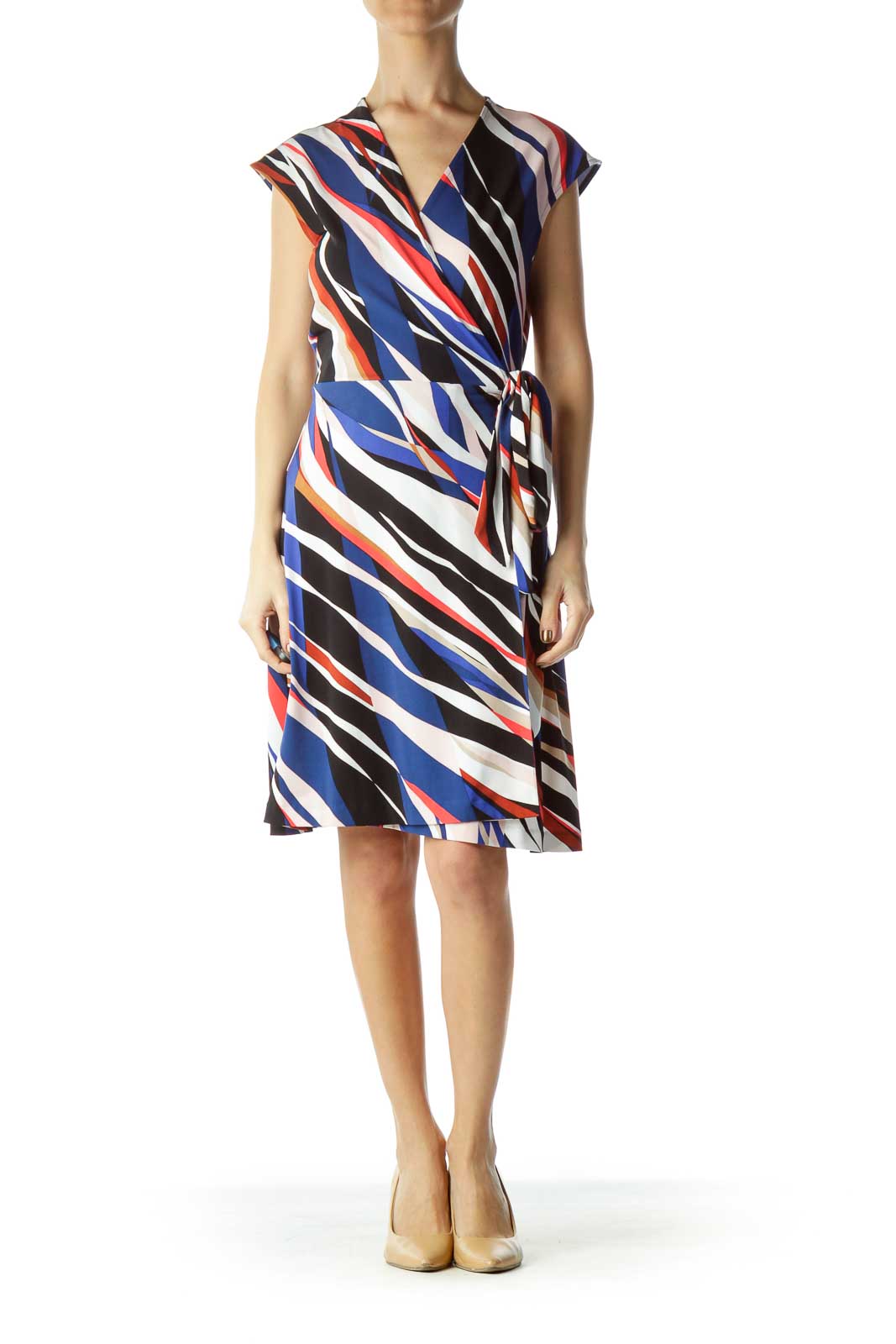 Multicolor Striped Day Dress