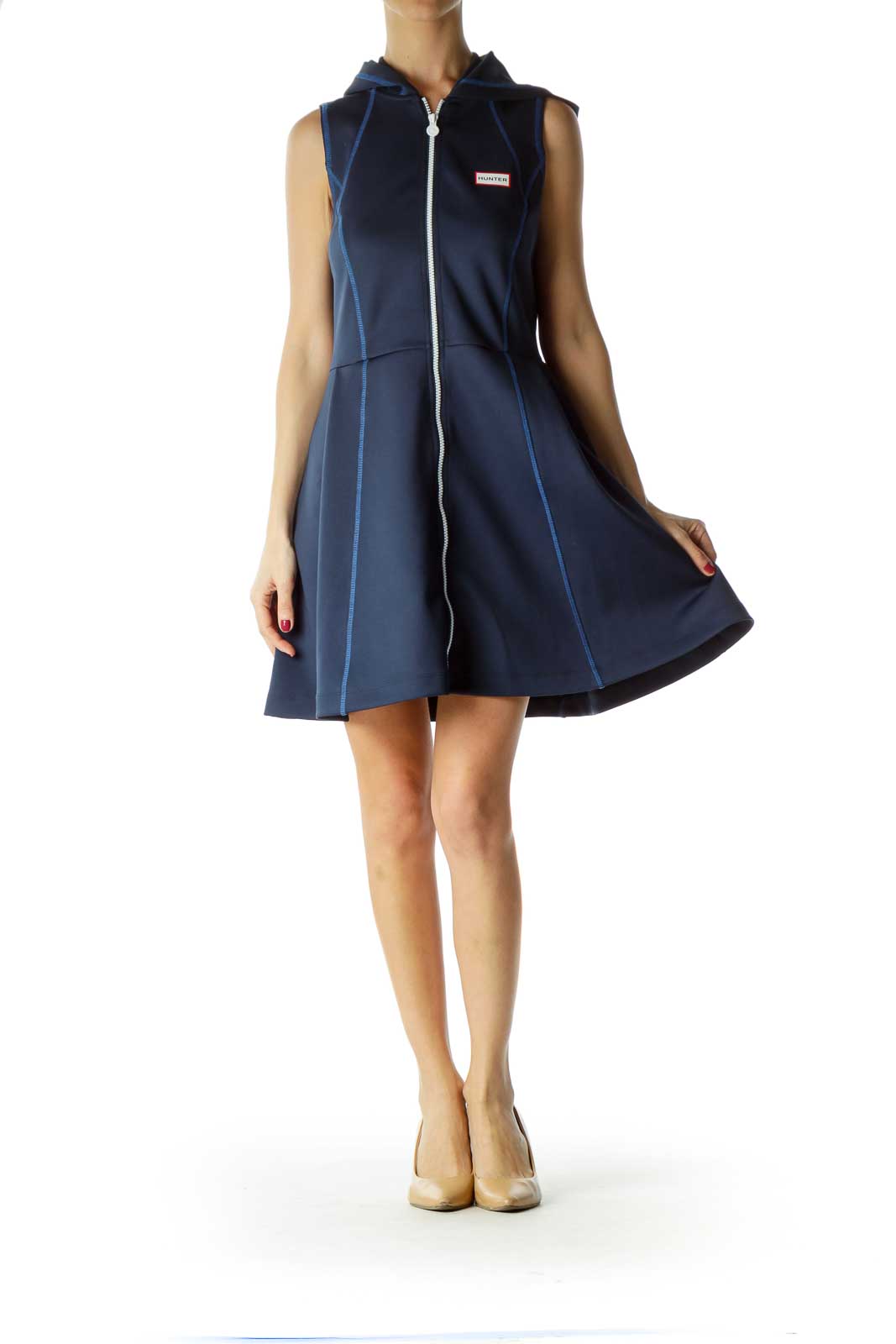 Blue Hunter x Target Hooded Zippered Activewear Dress