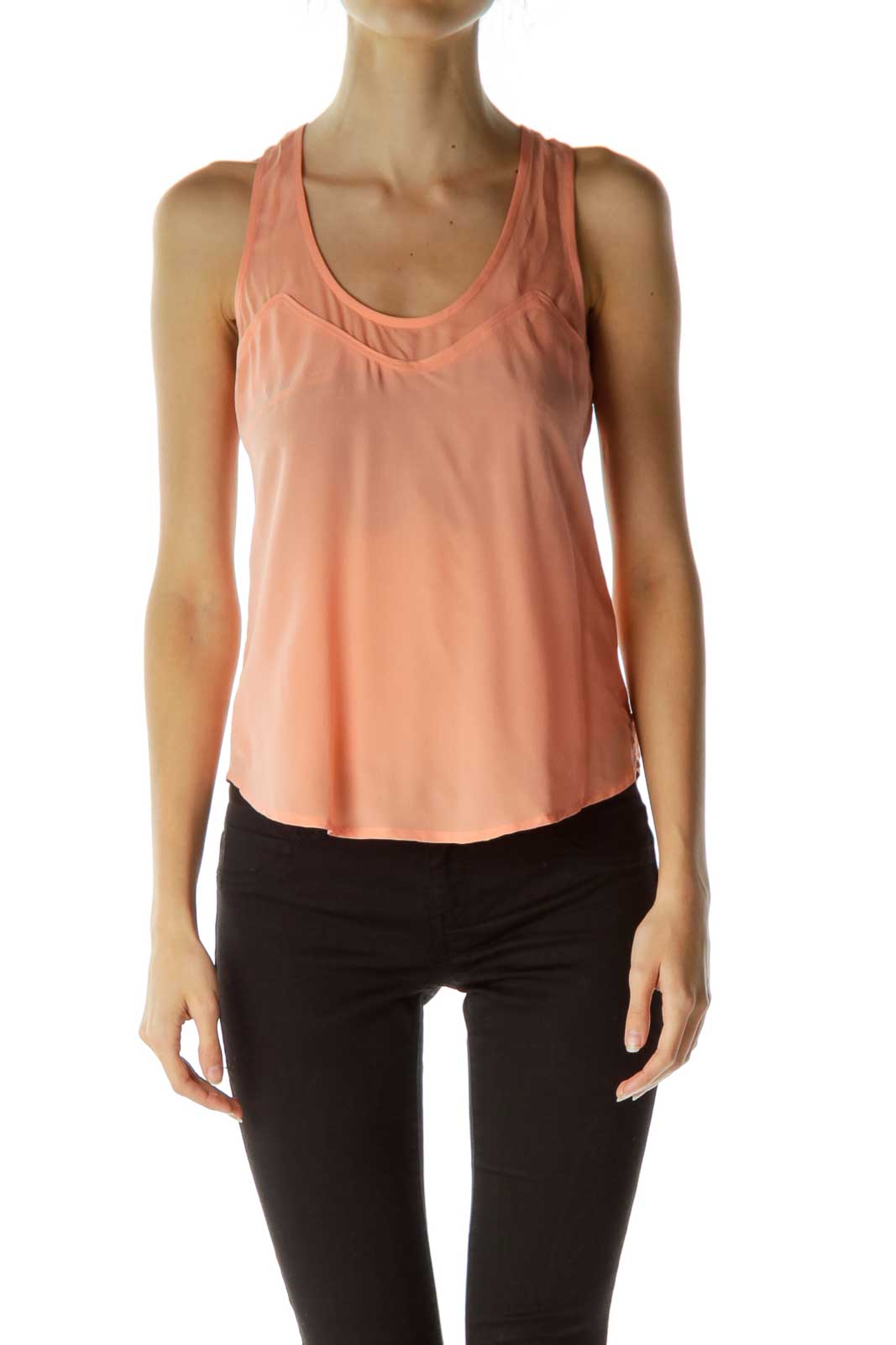 Peach Silk Camisole