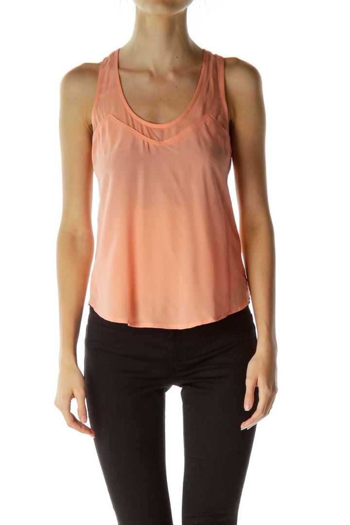 Peach Silk Camisole