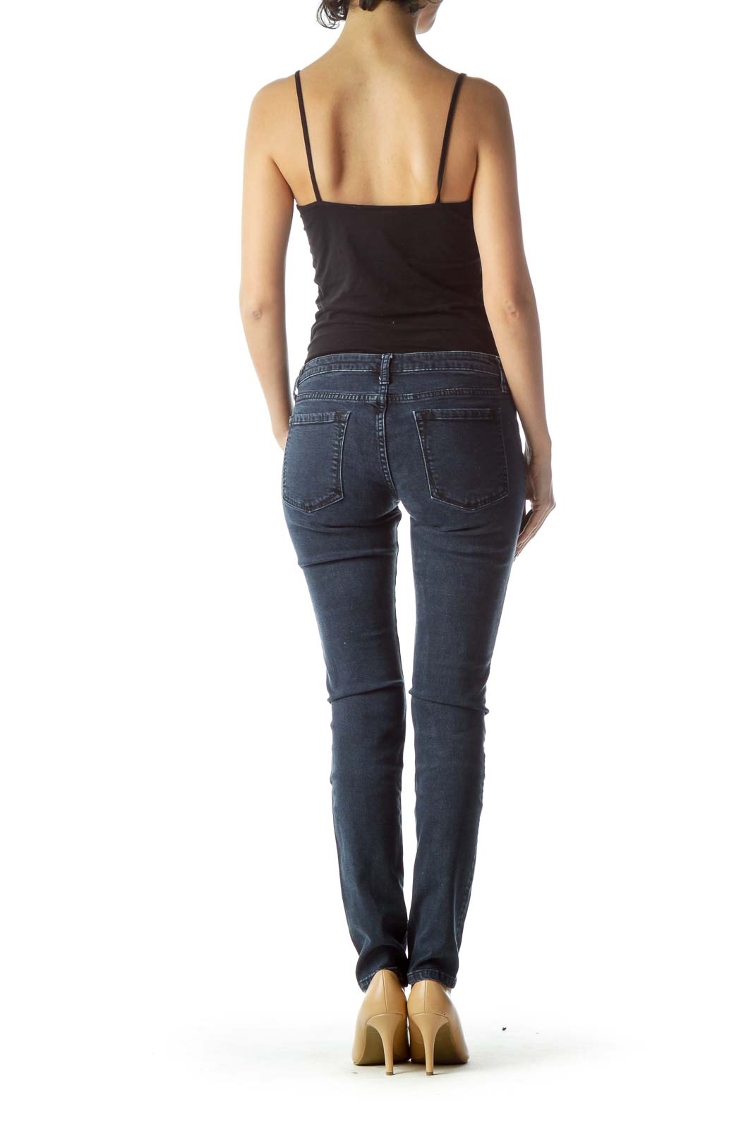 Blue Short Skinny Jean