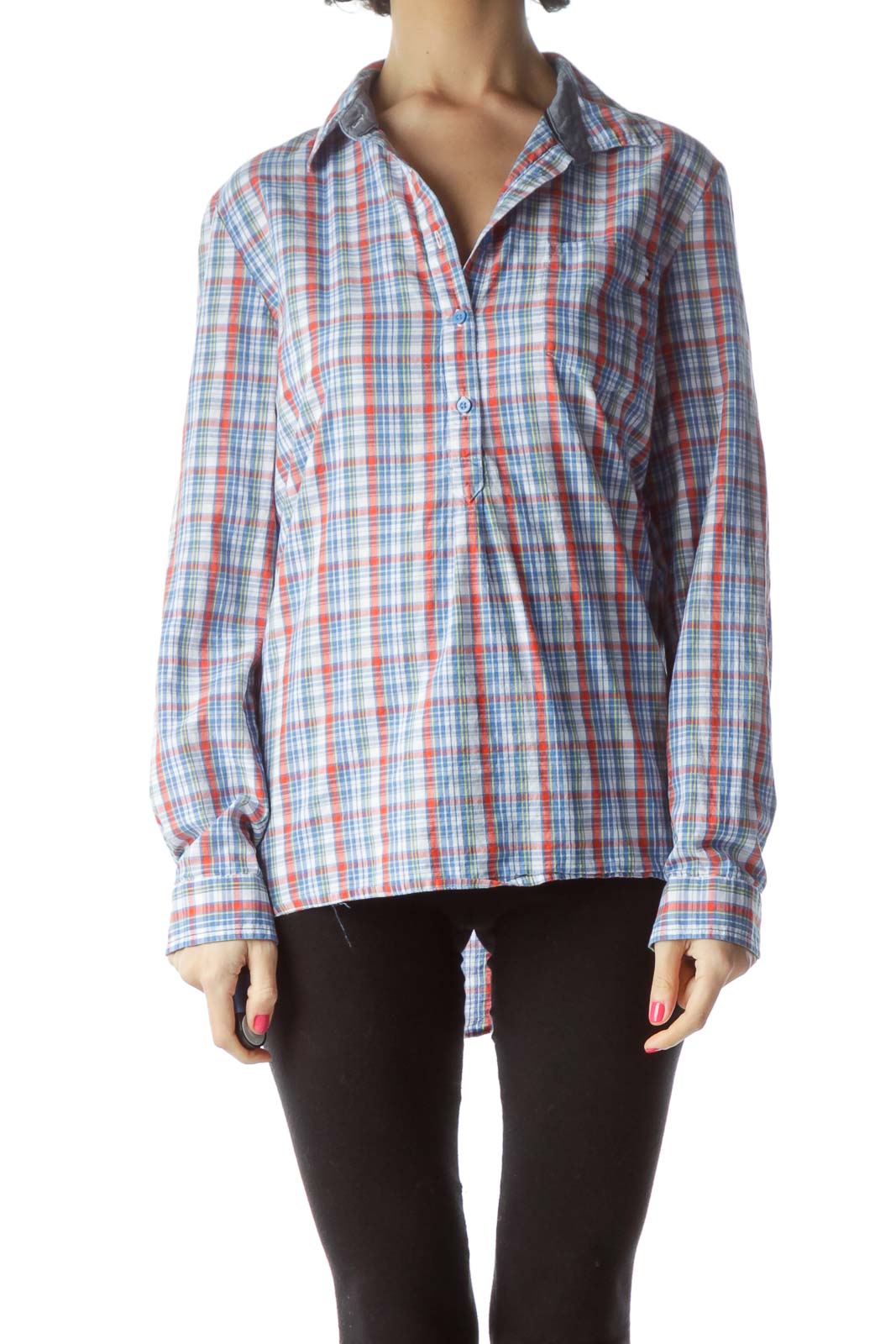 Blue Checkered Shirt