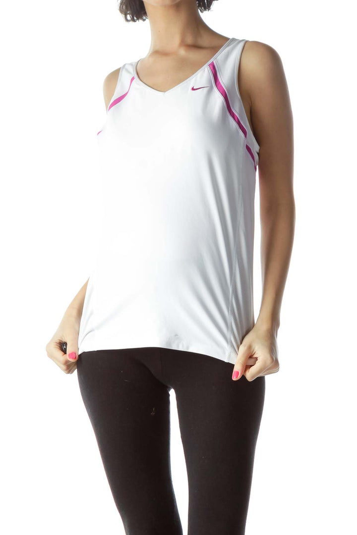 White Active Tank